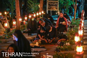 مراسم احیای شب بیست و سوم ماه مبارک رمضان در گلزار شهدای بهشت زهرا(س) 10