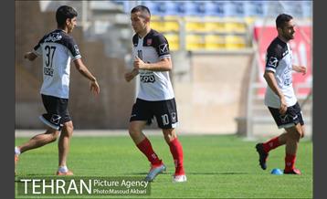 تمرین تیم فوتبال پرسپولیس تهران 1