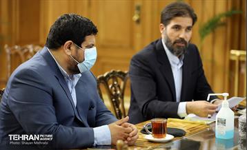 دیدار شهردار تهران با شهردار و نماینده آبادان 7