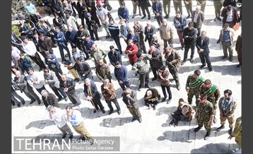 تشییع پیکر مطهر دو شهید گمنام 16