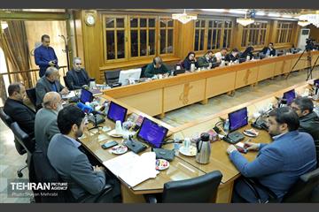 نشست خبری رئیس شورای اسلامی شهر و اعضای کمیسیون برنامه بودجه  8
