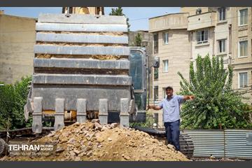 عملیات جمع آوری ریل‌ها و شاسی گذاری در حریم راه آهن تهران اهواز 21