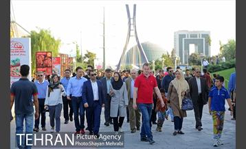 بازدید شهردار بلگراد از مجموعه گردشگری عباس آباد 19