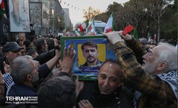 مراسم تشییع «علی لاریجانی»، «غلامرضا سلیمانی» و قهرمانان «ناو دنا» 7