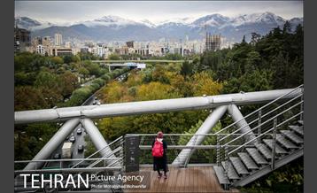 بارش باران پاییزی در تهران 20
