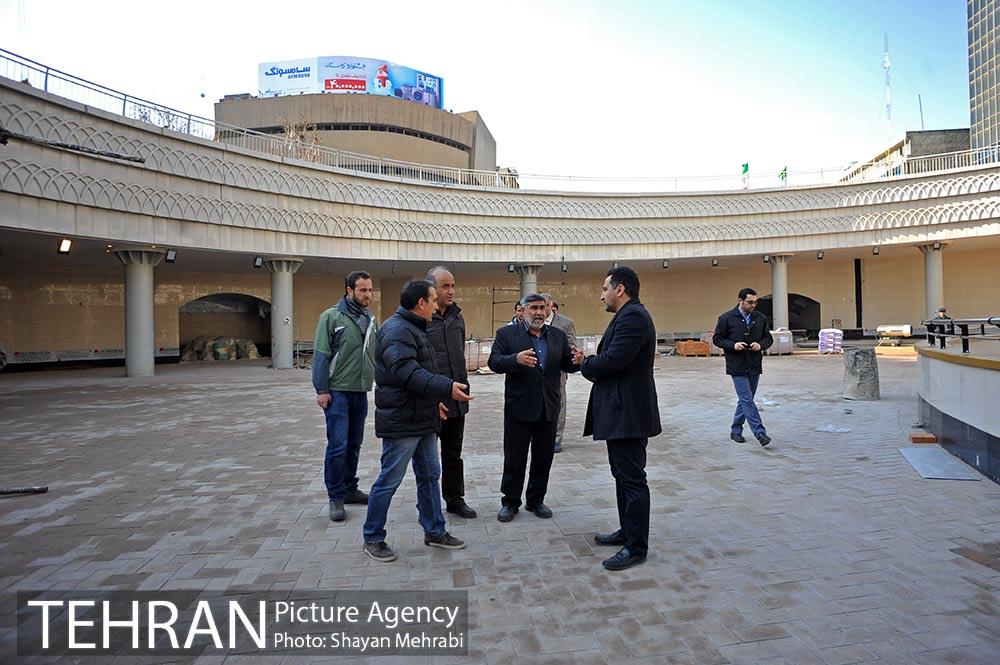 بازدید مدیر عامل متروی تهران از پروژه ایستگاهی میدان ولیعصر 15