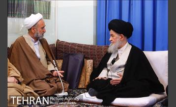 دیدار شهردار تهران با آیت الله العظمی علوی گرگانی  3