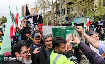 تشییع پیکر مطهر پاکبان شهید «حسن خیران»