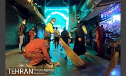 اقدامات شهرداری منطقه ۲۰ در لیالی قدر اطراف حرم حضرت عبدالعظیم حسنی(ع) 1