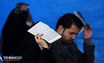 احیای شب بیست‌ویکم ماه رمضان امامزاده پنج تن لویزان 35