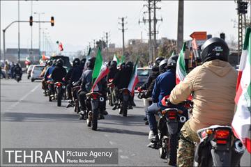 راهپیمایی 22 بهمن در منطقه بیست 8