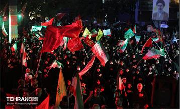 عزاداری شب هشتم ماه محرم در میدان نبوت 14