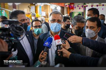 بازدید شهردار تهران از فروشگاه شهروند و میادین میوه تره بار 1