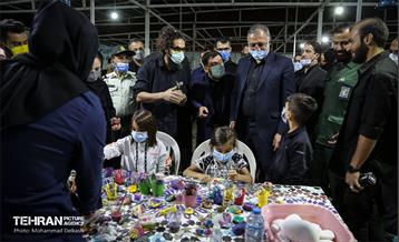 بازدید شهردار تهران از رزم نمایش معبر 9