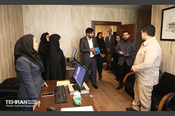 بازدید اعضا شورای شهر از مرکز ارتباطات شهرداری تهران 5