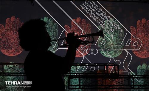 عزاداری شب هفتم محرم در خیمه هنر 16