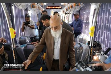 رونمایی از ۱۰۰ دستگاه اتوبوس ناوگان حمل و نقل عمومی شهر تهران 25