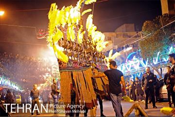 شور حسینی در خیابان گرگان 4