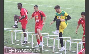 تمرین تیم فوتبال پرسپولیس 1