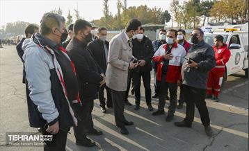 مانور برف روبی شهرداری منطقه 5