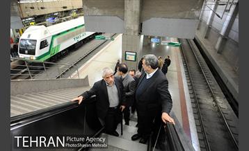 بازدید شهردار تهران از مترو خط 5 19
