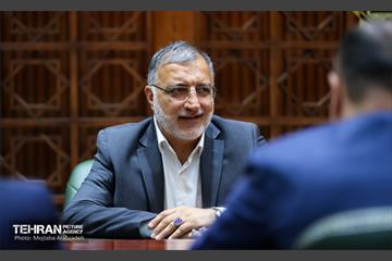 علیرضا زاکانی شهردار تهران در دیدار با عمار موسی شهردار بغداد
