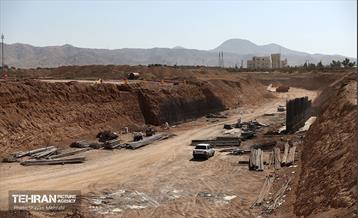 بازدید مدیرکل حوزه شهردار تهران از پروژه بزرگراه شهید شوشتری 2