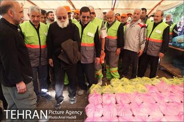 بازدید اعضای شورای اسلامی شهر تهران از خدمات رسانی به زائران اربعین حسینی 12