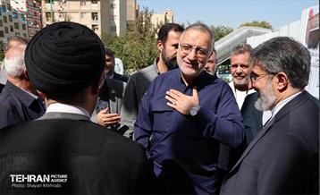 آیین تست گرم مسیر پایانی خط ۷ مترو تهران و بهره‌برداری از ورودی دوم ایستگاه آهنگ 57