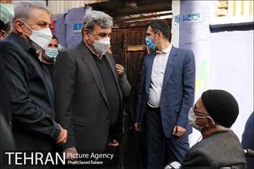 بازدید شهردار تهران از پروژه های مدیریت شهری منطقه 16