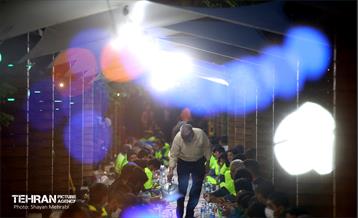 افطاری شهردار تهران با پاکبانان 12