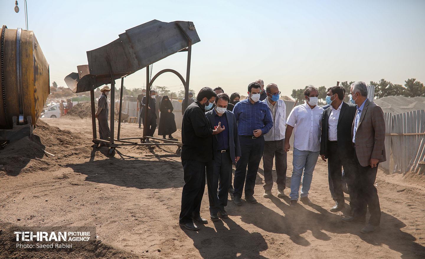 بازدید اعضای شورای شهر از پروژه های سازمان مدیریت پسماند 24