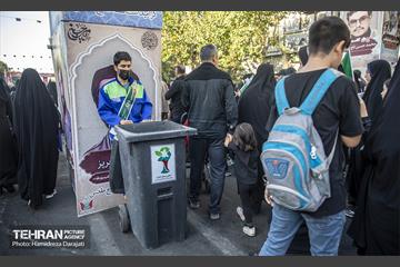 خدمت رسانی شهرداری تهران در راهپیمایی جا مانده های حسینی  2