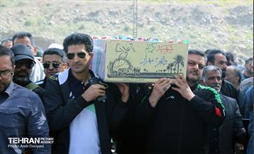 تشییع پیکر پاک و مطهر شهید گمنام در فدراسیون تیراندازی 22