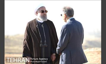 افتتاح پروژه1200 هکتاری کمربند سبز شهر تهران با حضور دکتر روحانی 12