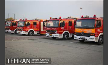 مانور عملیات برف روبی شهرداری منطقه 19