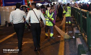 خدمات شهرداری تهران در پایان جشن غدیر 6