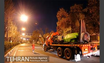 رونمایی از جدیدترین دستگاه ضدعفونی شهری 8