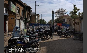 سنگ فرش خیابان پامنار‎ 17