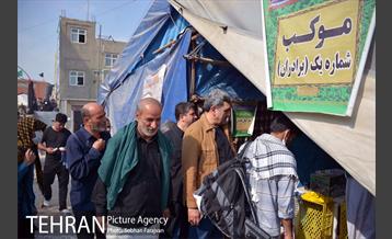 بازدید پیروز حناچی از موکب‌های مسیر نجف تا کربلا 4