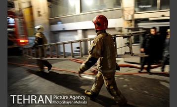 آتش سوزی در پاساژ پایتخت 1