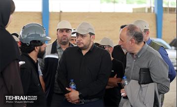 بازدید سخنگوی شهرداری تهران از پایانه مترو آزادگان