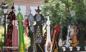 آماده سازی ۴۰۰ تیغه علامت منقش به القاب اباعبدالله الحسین(ع) 6