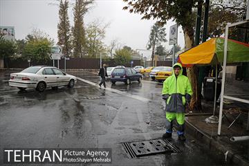 بارش باران پاییزی در تهران- 2