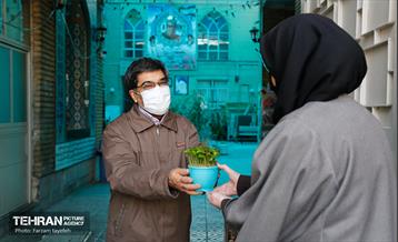 آیین محله تکانی در شهرک بیمه 15