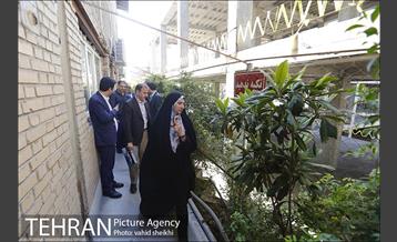بازدید چند تن از اعضای شورای شهر از پروژه های منطقه 21شهرداری تهران 3