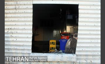 آتش سوزی مجتمع تجاری طوبی 38