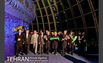 رونمایی از پرچم حرم حضرت عبدالعظیم (ع) در برج میلاد 35