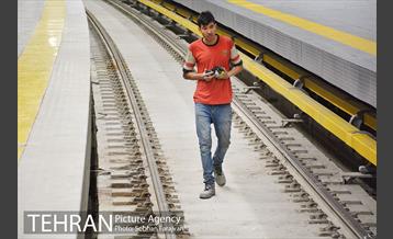 ایستگاه تقاطعی میدان امام حسین(ع) پیش از افتتاح 20