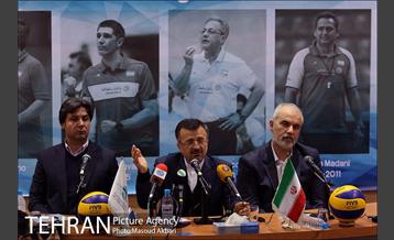 نشست خبری رییس فدراسیون والیبال